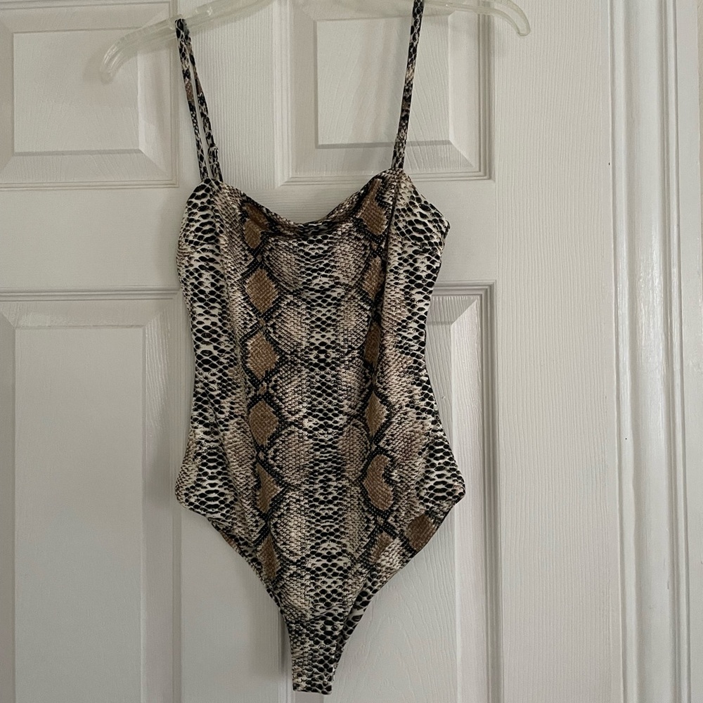 Princess Polly snakeskin bodysuit